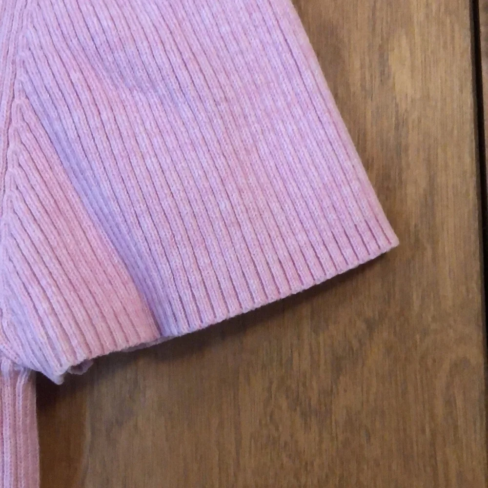 Vintage Ribbed V Neck Top 100% cotton
